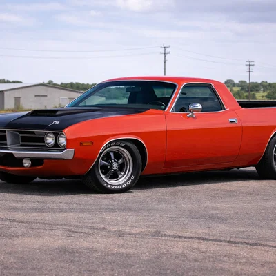 Mô hình in 3D xe cơ bắp Plymouth Barracuda Truck cổ điển