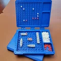 Trò chơi Hải chiến (Battleship) với Hộp đựng: Phiên bản Tiếng Anh & Cyrillic - Thumbnail 1