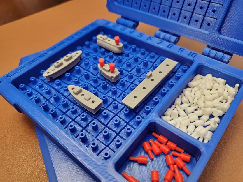 Trò chơi Hải chiến (Battleship) với Hộp đựng: Phiên bản Tiếng Anh & Cyrillic - Image 2