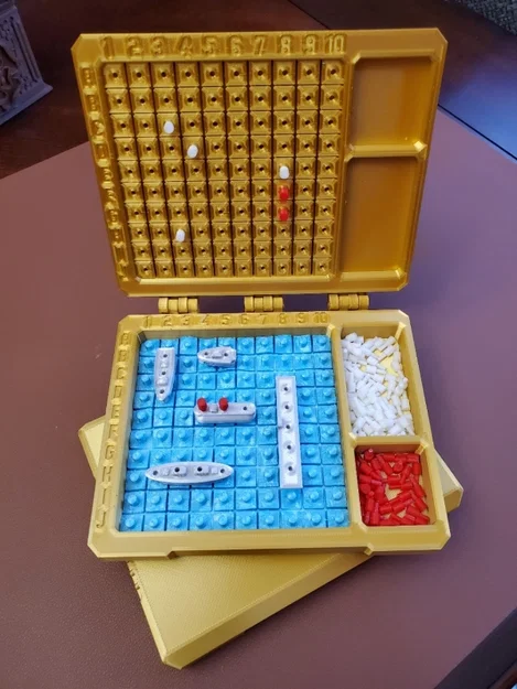 Trò chơi Hải chiến (Battleship) với Hộp đựng: Phiên bản Tiếng Anh & Cyrillic - Image 3