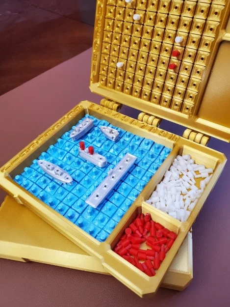 Trò chơi Hải chiến (Battleship) với Hộp đựng: Phiên bản Tiếng Anh & Cyrillic - Image 4