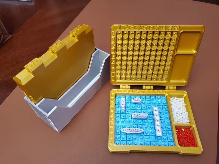 Trò chơi Hải chiến (Battleship) với Hộp đựng: Phiên bản Tiếng Anh & Cyrillic - Image 5