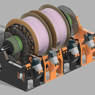 Mega Python - Hệ thống AMS tối thượng cho Bambu Lab