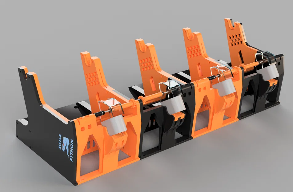 Mega Python (Bản Remix 5 Kg) - Nâng cấp tối ưu cho Bambu Lab AMS - Image 1