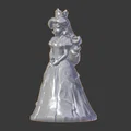 Mô hình công chúa xinh xắn in 3D không cần support - Thumbnail 1