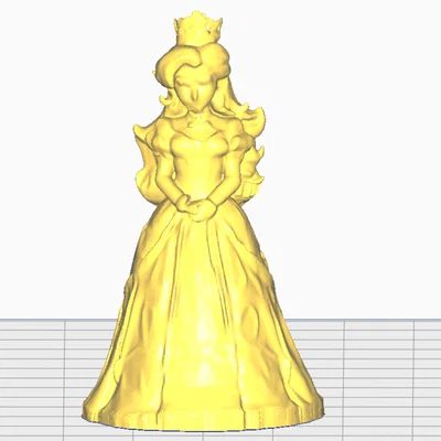 Mô hình công chúa xinh xắn in 3D không cần support