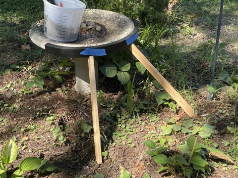 Khuôn in 3D sửa chữa vành chậu tắm chim bằng bê tông - Image 1