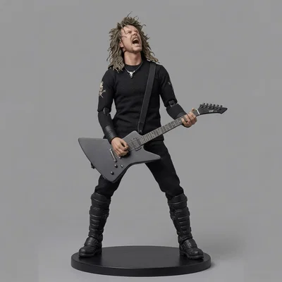 Mô hình 3D James Hetfield Metallica - Enter the Sandman