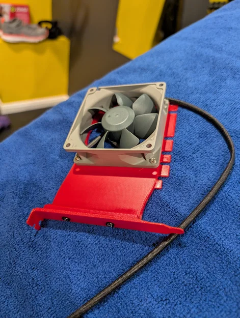 Giá Đỡ Quạt 80mm Cho Khe PCIe - Image 3