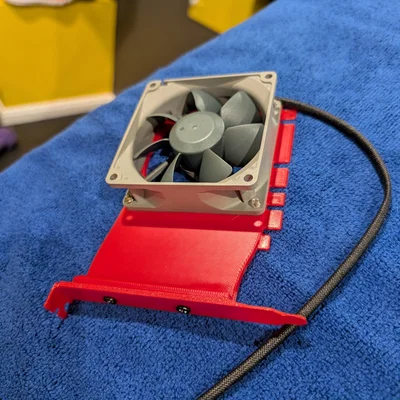 Giá Đỡ Quạt 80mm Cho Khe PCIe