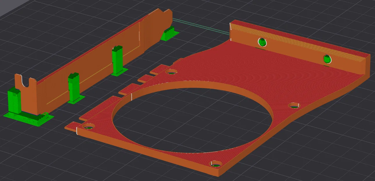 Giá Đỡ Quạt 80mm Cho Khe PCIe - Image 5