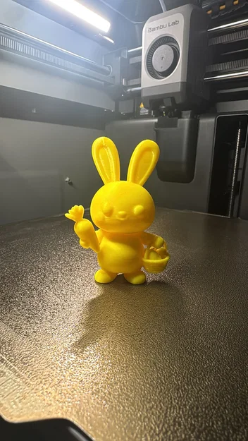 Mô hình chú thỏ Phục sinh 3D đáng yêu (Easter Bunny) - In 3D dễ dàng - Image 3