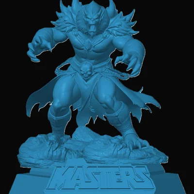 Mô hình tượng Beastman phong cách Masters of the Universe (File STL)