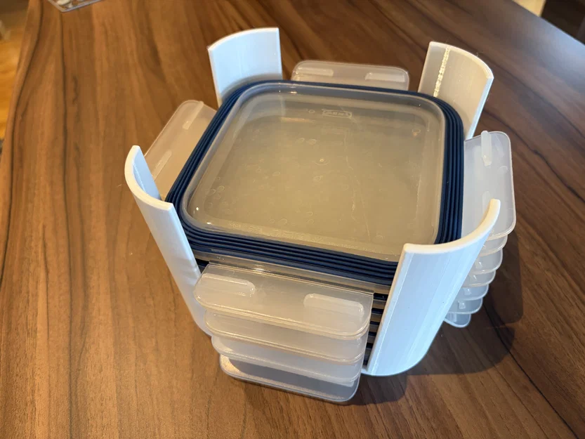 Khung giá đỡ nắp hộp thực phẩm IKEA 365+ vuông gọn gàng - Image 1