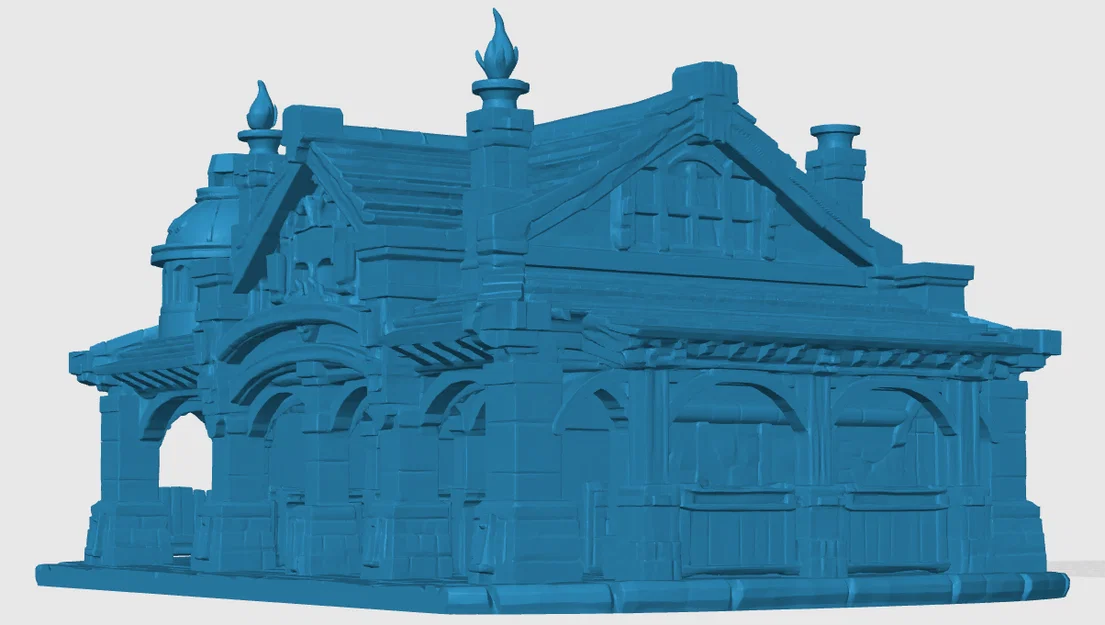 Mô hình Chuồng Ngựa Lùn (Dwarven Stables) dùng cho sa bàn - Image 2