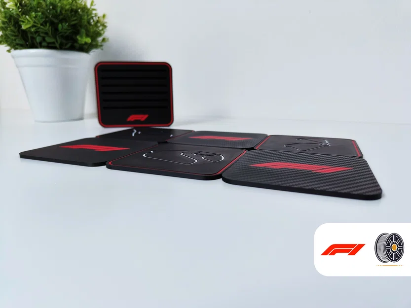 Bộ đế lót ly đường đua Formula 1 | 6 đường đua huyền thoại - Image 3