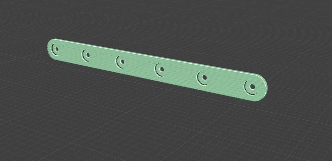Thanh cố định 6 ổ cứng (6 Bay Drive Stabiliser) in 3D cực gọn - Image 1