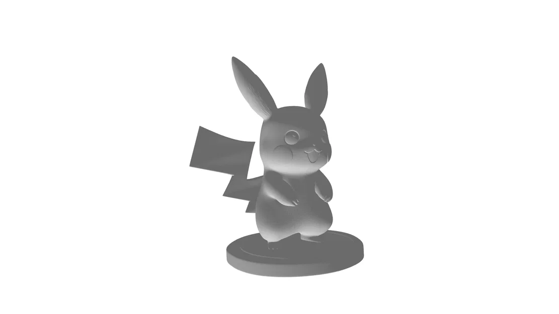 Mô hình Pikachu v2 dễ thương cho in 3D - Image 1