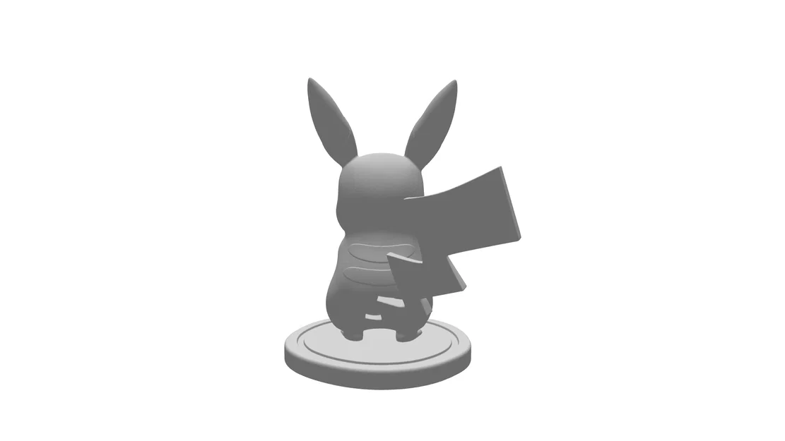 Mô hình Pikachu v2 dễ thương cho in 3D - Image 2