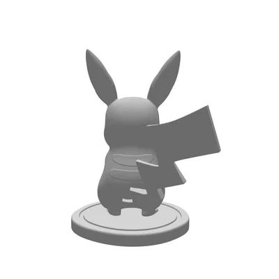 Mô hình Pikachu v2 dễ thương cho in 3D