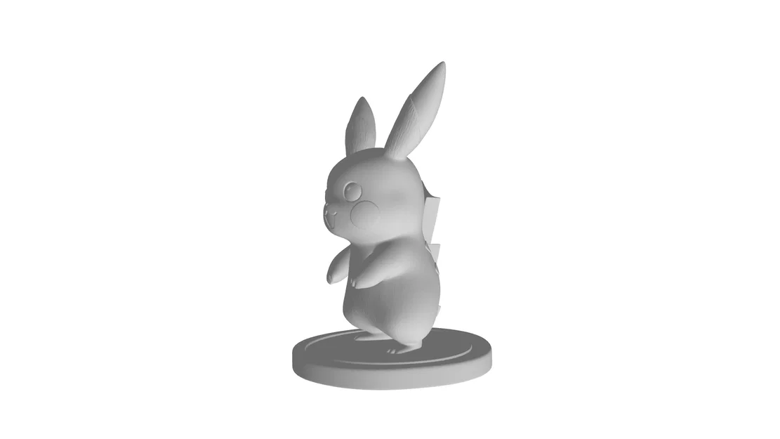 Mô hình Pikachu v2 dễ thương cho in 3D - Image 3
