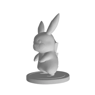 Mô hình Pikachu v2 dễ thương cho in 3D
