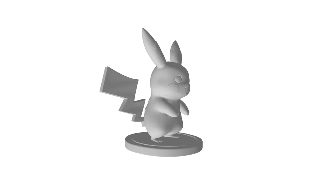 Mô hình Pikachu v2 dễ thương cho in 3D - Image 4