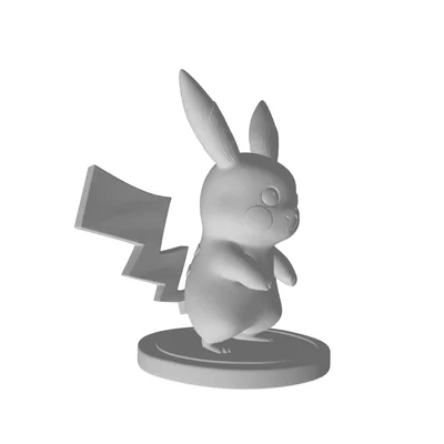 Mô hình Pikachu v2 dễ thương cho in 3D