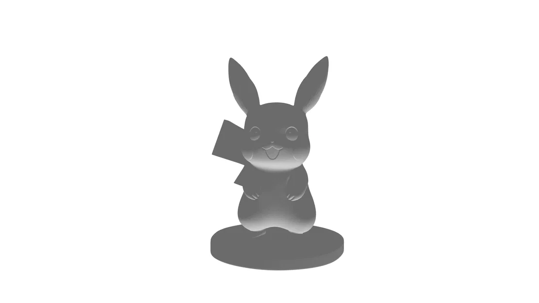 Mô hình Pikachu v2 dễ thương cho in 3D - Image 5