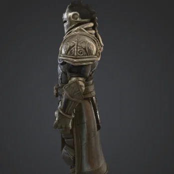 Silent Iron Knight – Mô hình giáp Dark Fantasy STL cho in 3D