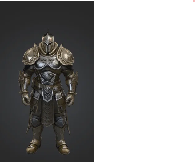 Silent Iron Knight – Mô hình giáp Dark Fantasy STL cho in 3D - Image 2