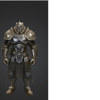 Silent Iron Knight – Mô hình giáp Dark Fantasy STL cho in 3D