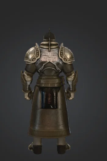 Silent Iron Knight – Mô hình giáp Dark Fantasy STL cho in 3D - Image 3