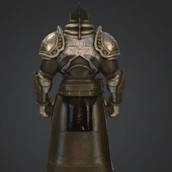 Silent Iron Knight – Mô hình giáp Dark Fantasy STL cho in 3D