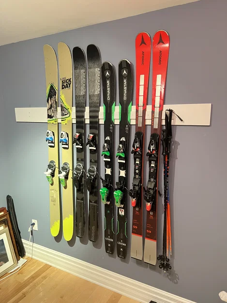 Giá treo ván trượt tuyết gắn tường tùy chỉnh - Image 1