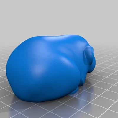 Mô hình chú bọ ú (Guinea Pig) đáng yêu để in 3D trang trí