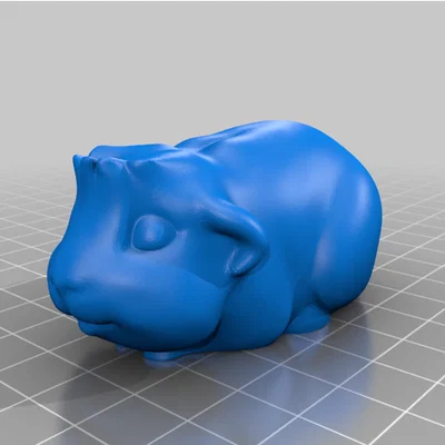 Mô hình chú bọ ú (Guinea Pig) đáng yêu để in 3D trang trí