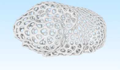 Mô hình chuột lang Guinea Pig thiết kế lưới Voro 3D độc đáo - Image 1