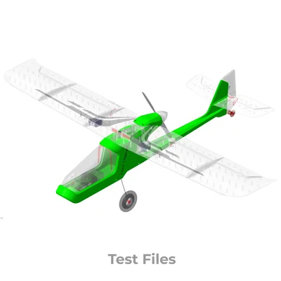 Craycle Ranger V3 RC FPV Trainer Plane - Tệp thử nghiệm