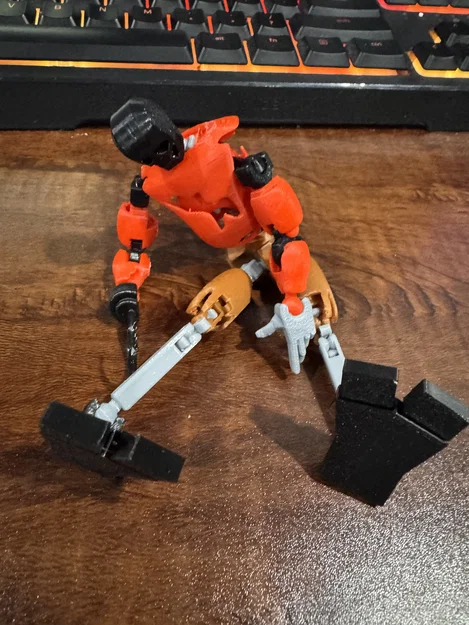 Mô hình Foxy Dummy 13 khớp nối linh hoạt từ FNAF - Image 2