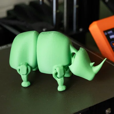 Mô hình Tê giác cử động linh hoạt (Articulated Rhino)