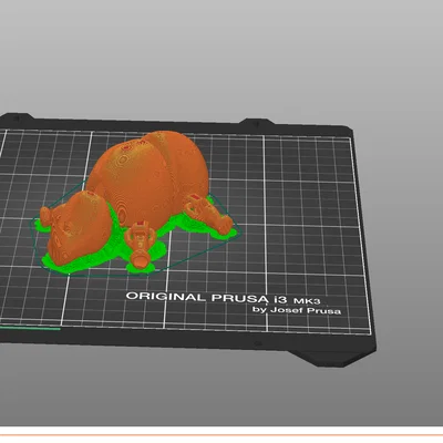Mô hình Tê giác cử động linh hoạt (Articulated Rhino)