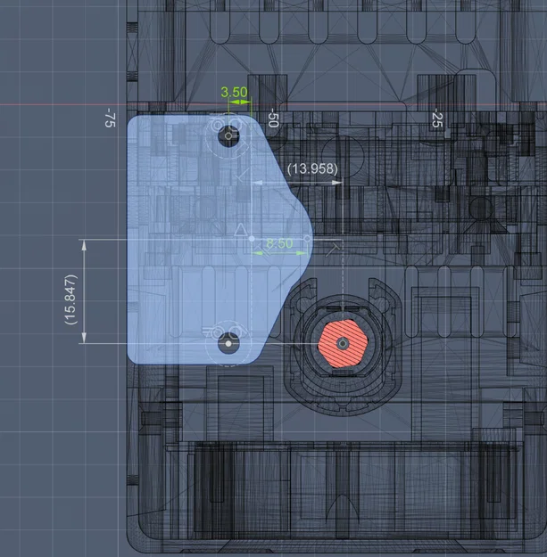 Ngàm gắn Beacon/ Cartographer cho máy Qidi Q1 - Image 8