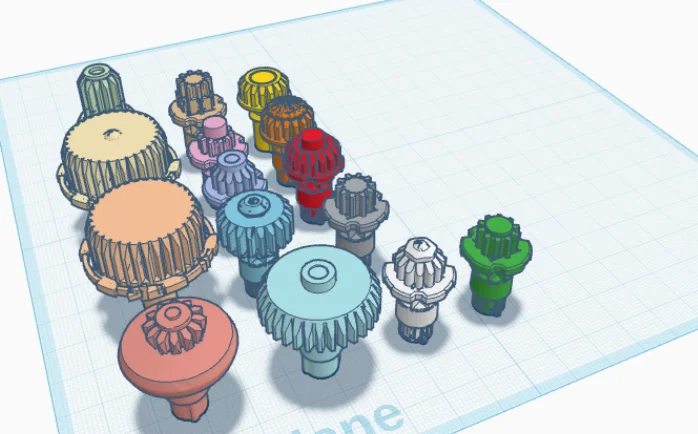 Bộ đầu xoay (Bit) Beyblade 3D - Phụ kiện tự in cực chất - Image 1