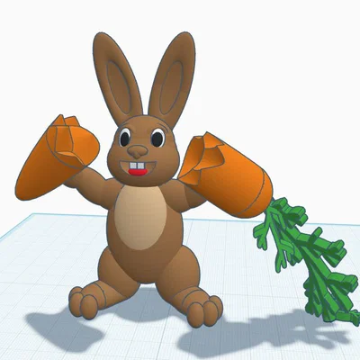 Mô hình chú thỏ và củ cà rốt