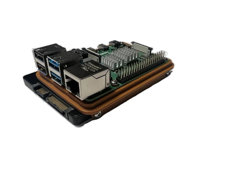 Khung Case 3D Tối Giản Cho Raspberry Pi Và Ổ Cứng SSD 2.5 Inch - Image 2
