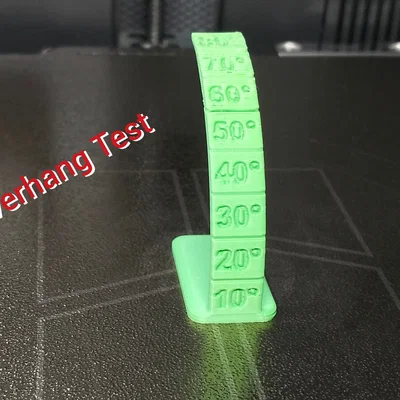Mô hình kiểm tra Overhang Test - Đánh giá khả năng in 3D chính xác
