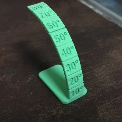 Mô hình kiểm tra Overhang Test - Đánh giá khả năng in 3D chính xác