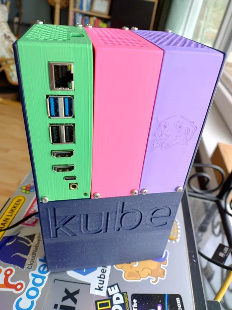 Vỏ case mô-đun 3D cho Rock 5B và ổ cứng SSD 2.5 inch - Image 1