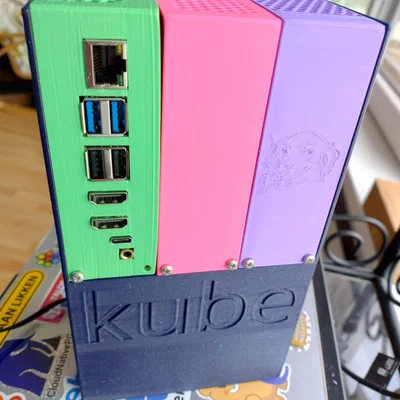 Vỏ case mô-đun 3D cho Rock 5B và ổ cứng SSD 2.5 inch